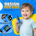 Walkie Talkies for Kids, Long Range Toys for Boys & Girls Ages 3-10, Pink & Blue, Fun Outdoor Adventure Communication, Three Channels, Durable Design Audio - Dicrodelights