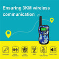 Upgraded 3-Pack Walkie Talkies for Kids – 8 Channels, Long-Range 3KM, Camouflage 2-Way Radios with Flashlight & LCD, Fun Outdoor Toys Audio Indoors Set - Dicrodelights
