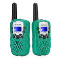 Reevis RT388 Kids Walkie Talkies, Long Range 8CH Toy Gifts, LED Flashlight, 1 Pair, Sky Blue - Audio, Birthday Communication - Dicrodelights