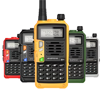 BAOFENG UV-S9 Plus V2 10W Walkie Talkie - 16 KM Long Range, Dual Band Transceiver with USB Charger, Waterproof