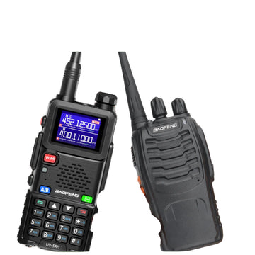 Baofeng UV-5RH 10W Walkie Talkie Long Range Ham Radio Type-C Charging Air Band Two-Way Wireless Transceiver - Dicrodelights
