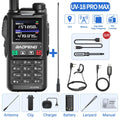 Baofeng UV18 PRO MAX GPS Walkie Talkie, 10W, Long Range, Type-C, Six-Band, Wireless Frequency, Ham Radio for Hunting - Dicrodelights