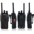 Long-Range Walkie Talkies for Adults - 16-Channel Rechargeable 2-Way Radios with Earpieces, Flashlight & USB Charger (2 Pack) - Audio, Communication Security - Dicrodelights
