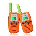 Reevis RT388 Kids Walkie Talkies, Long Range 8CH Toy Gifts, LED Flashlight, 1 Pair, Sky Blue - Audio, Birthday Communication - Dicrodelights