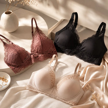 Women's bras and bralettes collection featuring comfortable and stylish everyday lingerie