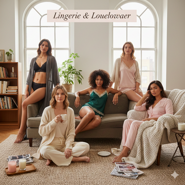 Luxury lingerie and loungewear collection at Dicrodelights featuring comfortable bras, underwear, and sleepwear for men and women