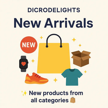 Dicrodelights New Arrivals – latest trending gadgets, fashion, accessories & home items.