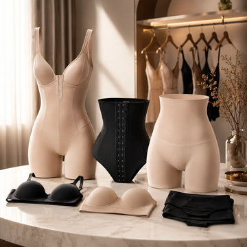 Women's shapewear bodysuit designed for tummy control and a smooth silhouette