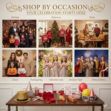 Special occasion outfits, costumes and party essentials for celebrations in the world