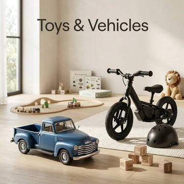 Fun toys and vehicle playsets designed for creative play
