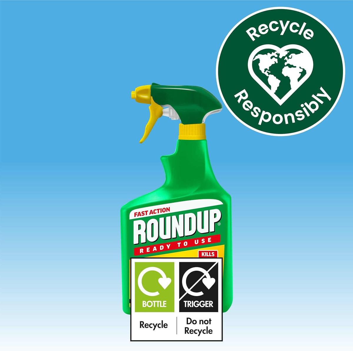 Buy Roundup Fast Action Weed Killer 1 Litre Spray