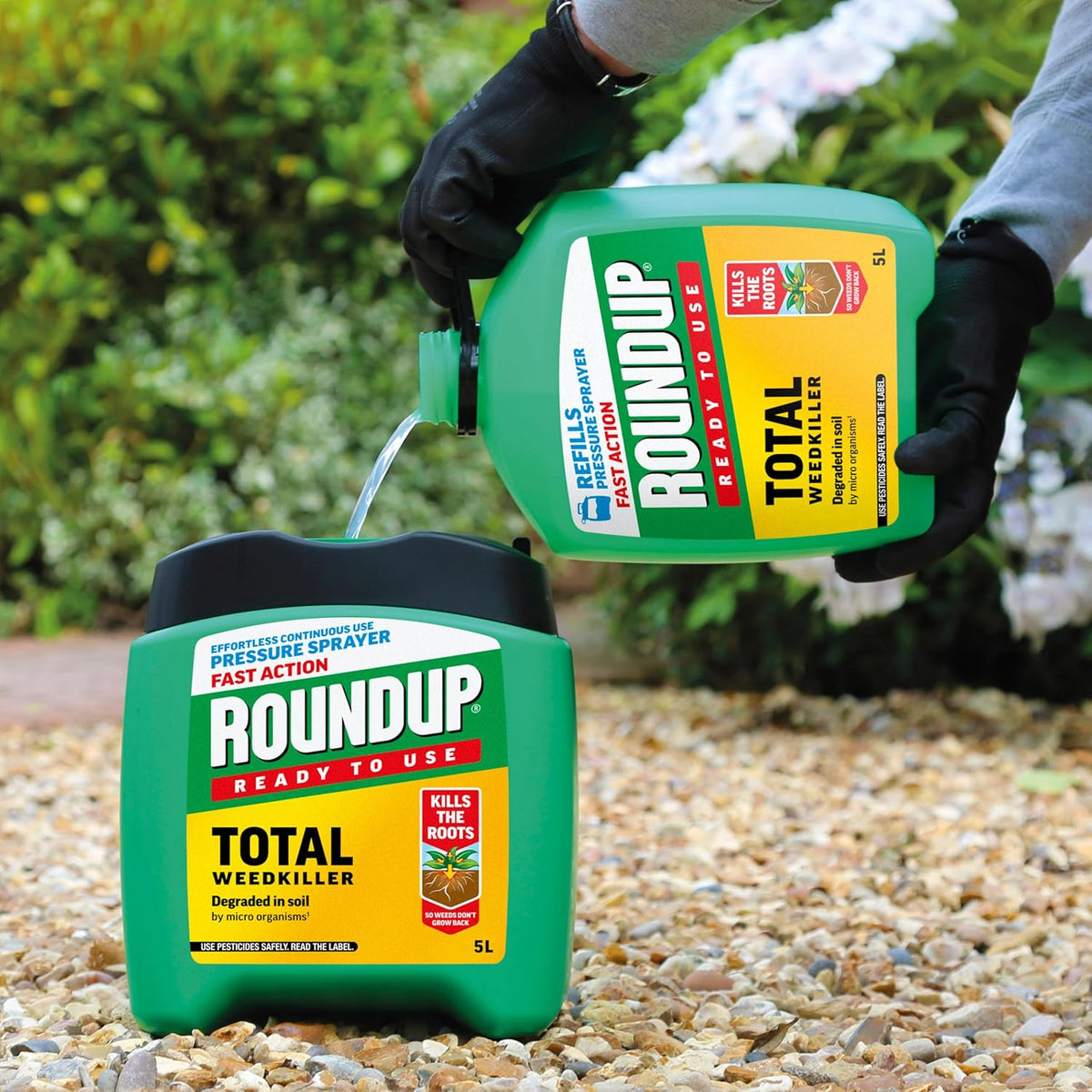 Roundup Pump N Go Weed Killer 5L Fast Action Refill