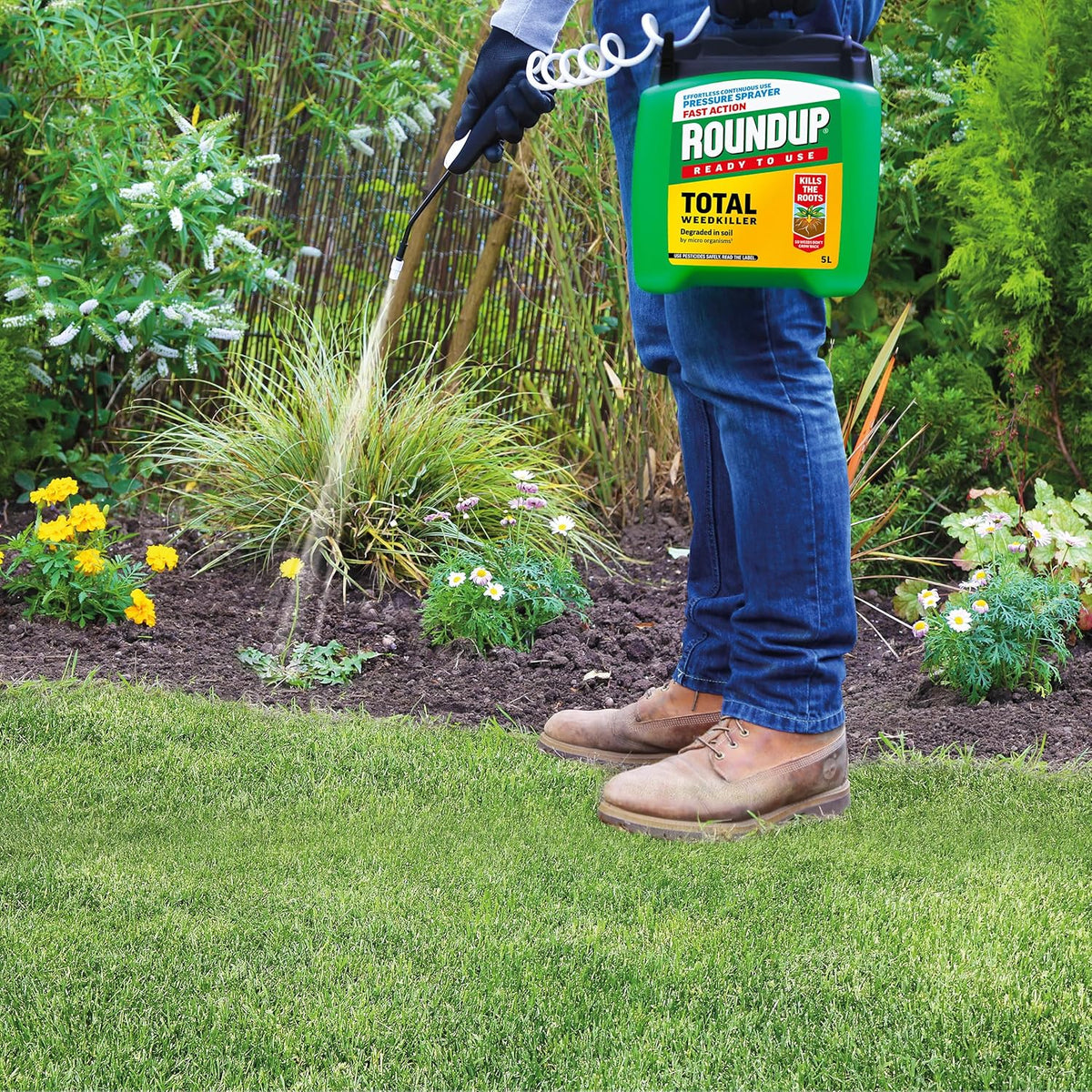 Roundup Weedkiller 5L Pump Spray Fast Action Formula