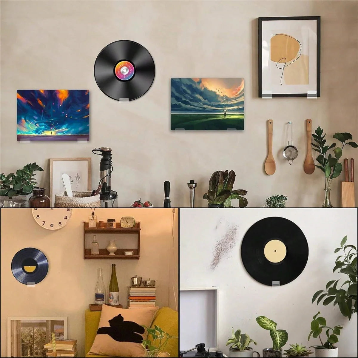 Acrylic Record Holder with Adhesive Backing in Multipacks