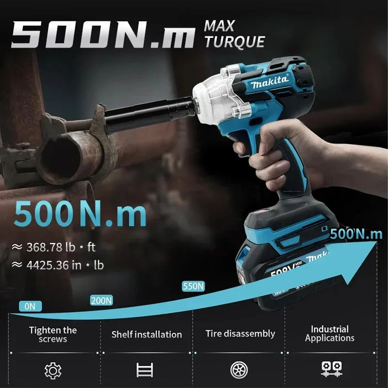 Makita DTW285 18V Brushless Cordless Impact Wrench High Torque