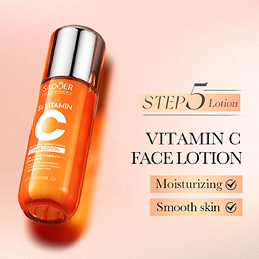 5-Step Vitamin C Korean Skincare Set – Buy Complete Anti-Aging & Hydrating Face Care Kit for Bright, Smooth Skin