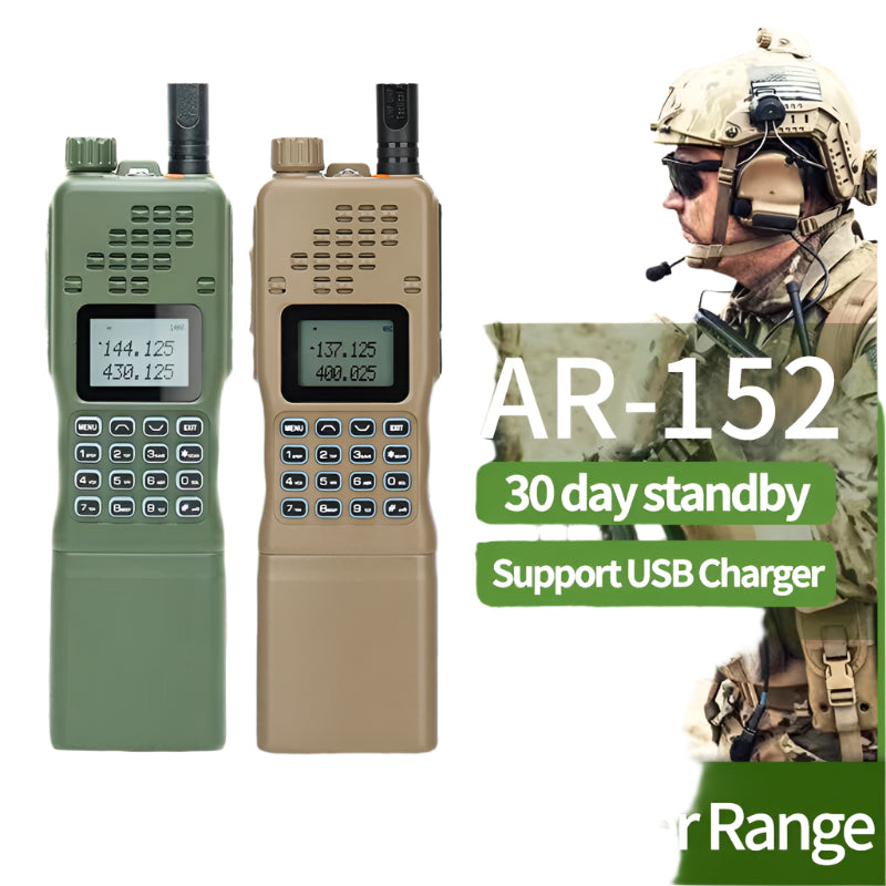 Baofeng AR 152 Tactical Ham Radio – Long Range, High Power Walkie Talkie (10km Range) - Dicrodelights