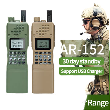 Baofeng AR 152 Tactical Ham Radio – Long Range, High Power Walkie Talkie (10km Range) - Dicrodelights