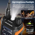 Baofeng UV-21 Pro v2 Walkie Talkie Orange - Dicrodelights