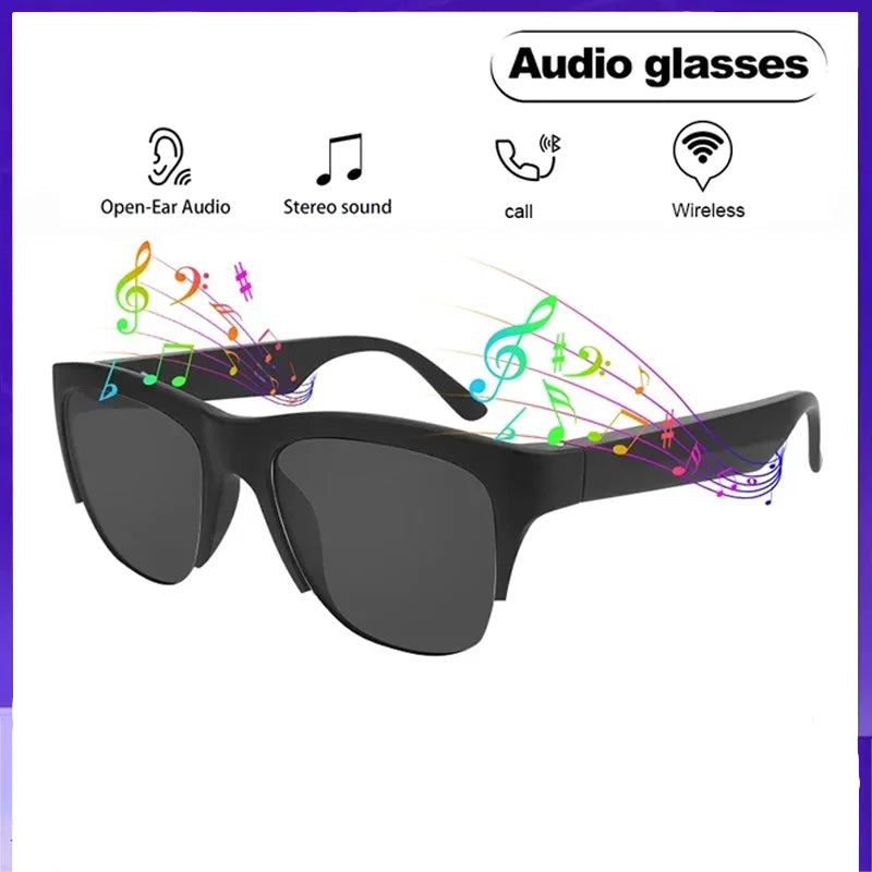 Smart Bluetooth Audio Sunglasses with Mic & UV Protection