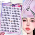 Glue-Free False Eyelashes – Star Eye Segmented DIY Lash Extensions, Lightweight & Reusable, Easy Apply Multiple Styles Glue-free sunflowers