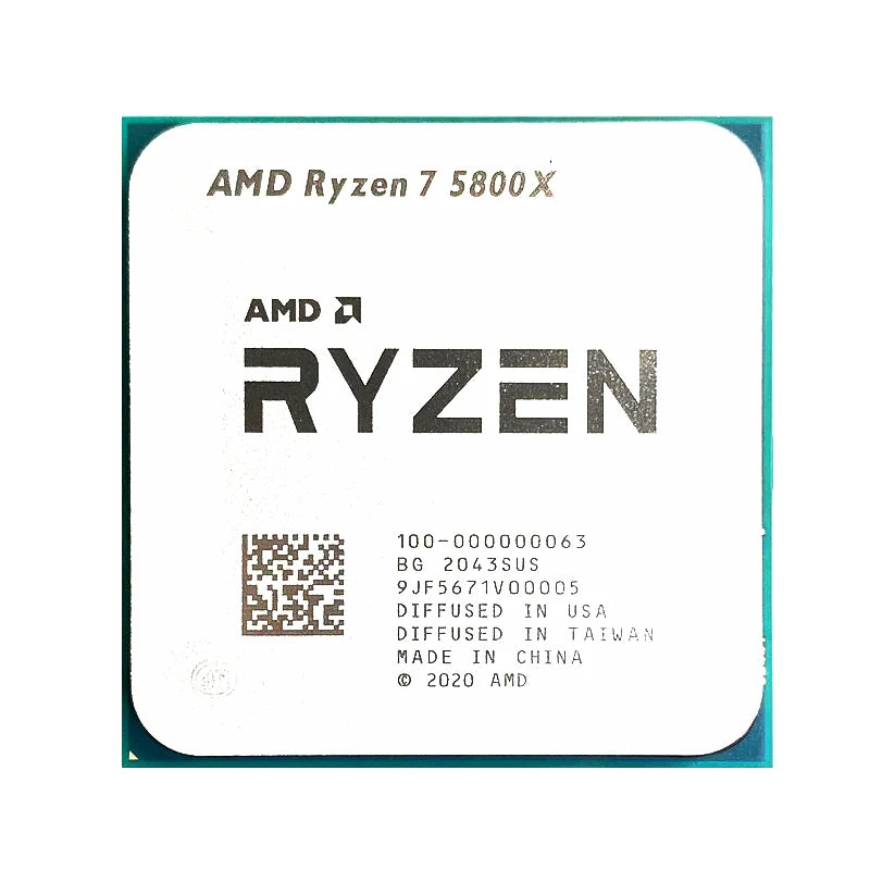 AMD Ryzen 7 5800X 8-Core 16-Thread CPU Processor AM4 Socket – High-performance desktop processor for gaming and multitasking
