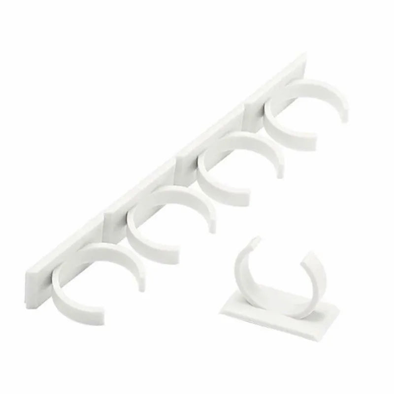 1/4 Pcs Wall Mount Home Kitchen Storage Rack Ingredient Spice Plastic Clip Rack Organizer Accessories Jars Spice Holder Tools 1 pcs 5-tier