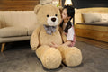 Giant 105cm Soft Teddy Bear Plush Toys White&Pink&Brown Bear Super Big Hugging Pillow Animal Cushion Children Birthday Gift