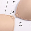 1/2Pcs Sexy Women Invisible Push Up Bra Self-Adhesive Silicone Bust Front Closure Sticky Bra Black Skin Backless Strapless Bra