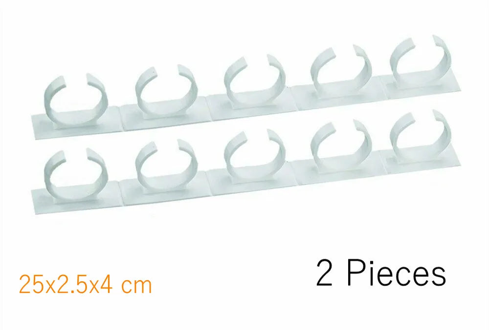 1/4 Pcs Wall Mount Home Kitchen Storage Rack Ingredient Spice Plastic Clip Rack Organizer Accessories Jars Spice Holder Tools 2 pcs 5-tier