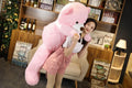 Giant 105cm Soft Teddy Bear Plush Toys White&Pink&Brown Bear Super Big Hugging Pillow Animal Cushion Children Birthday Gift