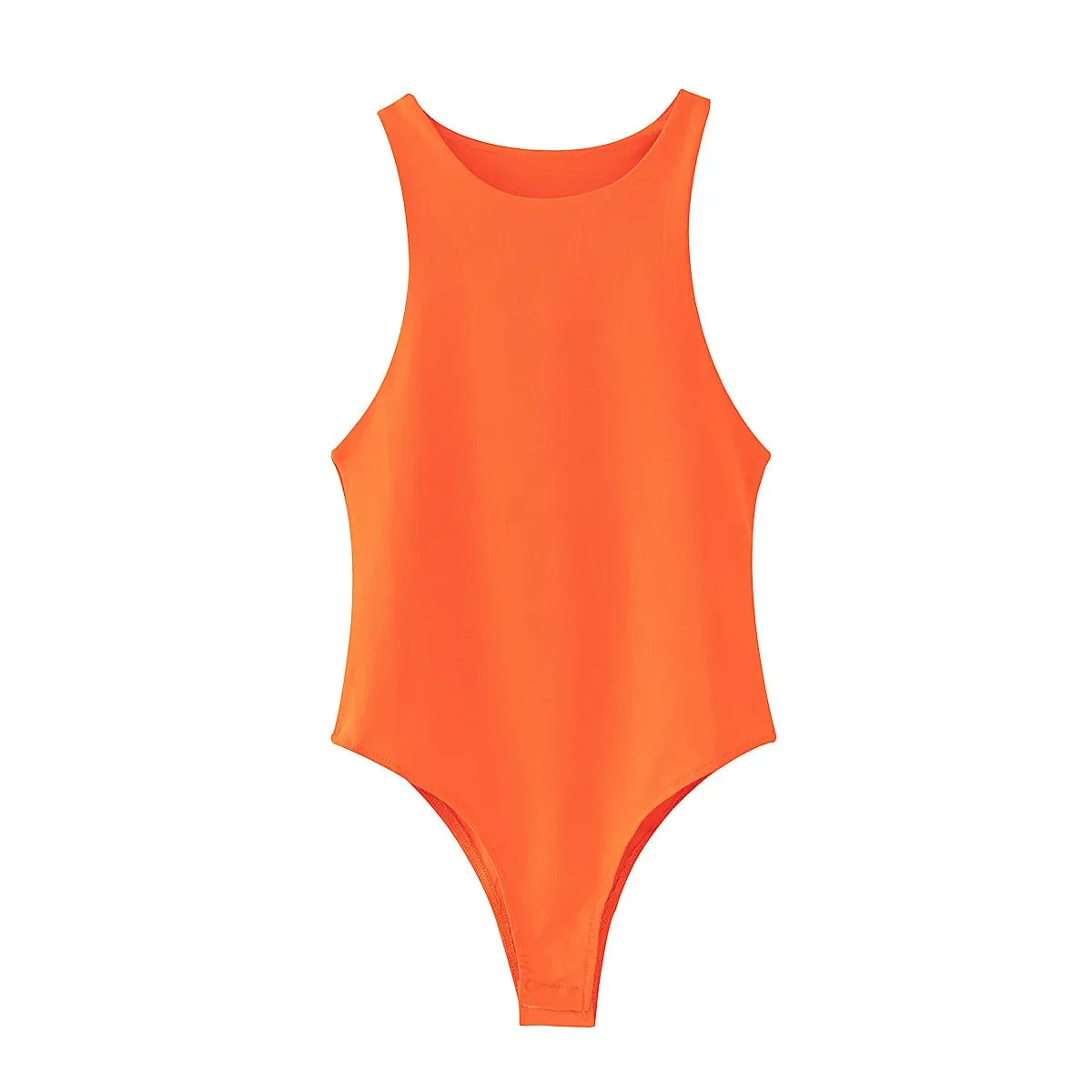 Women's Bodysuit – Sexy Slim Fit Club Playsuit 8 Colors Orange