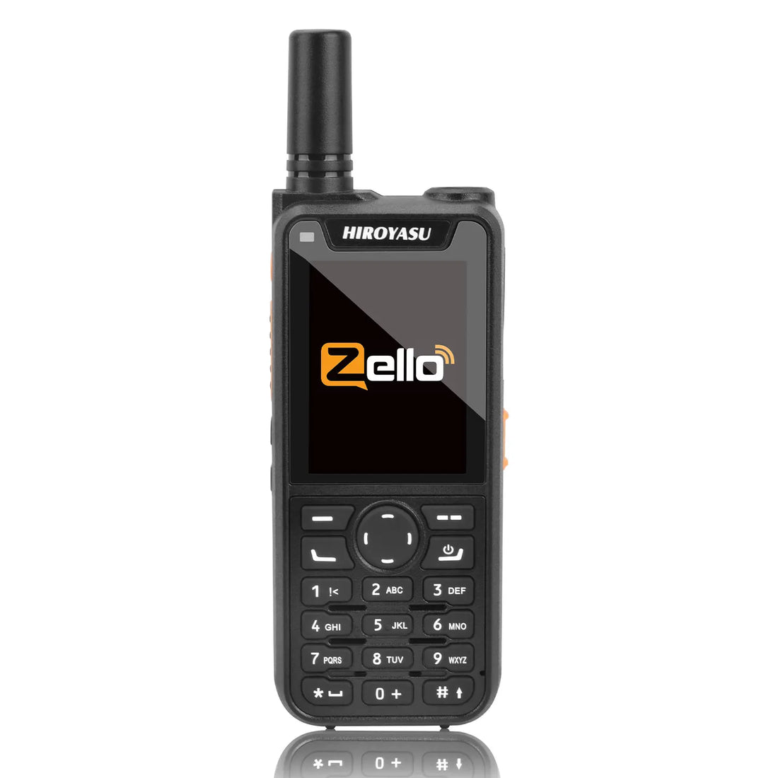 HIROYASU HI-B6 Android 9.0 Zello Walkie Talkie with 4G LTE, Dual SIM, 2.4-inch HD Display, and 4000mAh battery