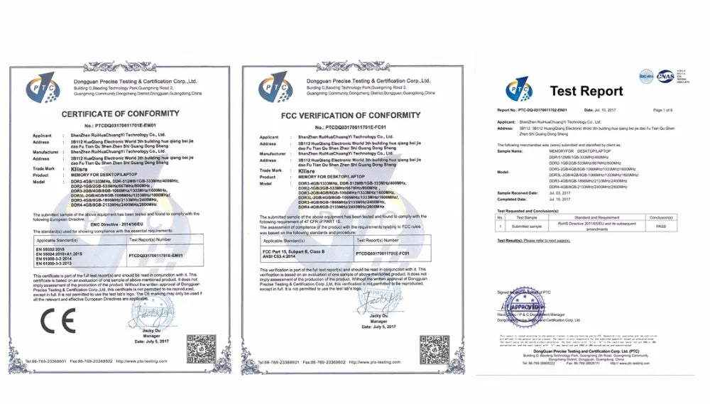 Kllisre Memória DDR3 DDR4 8GB 4GB 16GB Laptop Ram 1333 1600 2400 2666 3200 DDR3L 204pin Sodimm Notebook memory