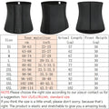 9-Steel-Bone Women's Underbust Latex Sport Girdle Waist Trainer Corsets Hourglass Body Shaper Long Torso Cincher Weight Loss