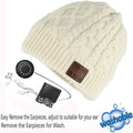 Hat with Built-in Wireless Headphones Headset Beanie Cap Winter Hat with Speaker Music Hat Gorro Thick Warm Bonnet Men's Women