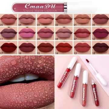 Long-Lasting Velvet Matte Liquid Lipstick for Women