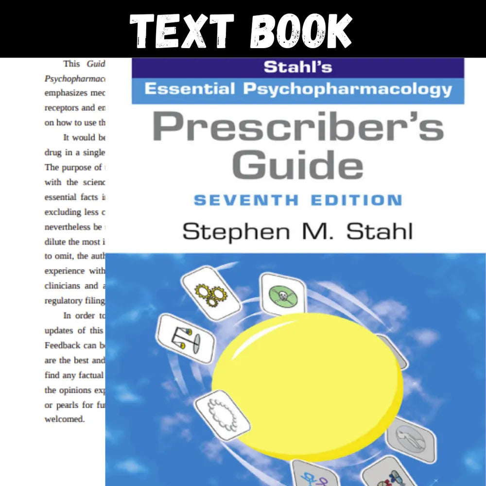 Prescriber's Guide: Stahl's Essential Psychopharmacology 7th Edition by Stephen Stahl | Test Bank