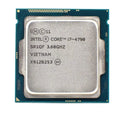 Intel Core i7-4790 CPU on a blue background with branding and text at the bottom.