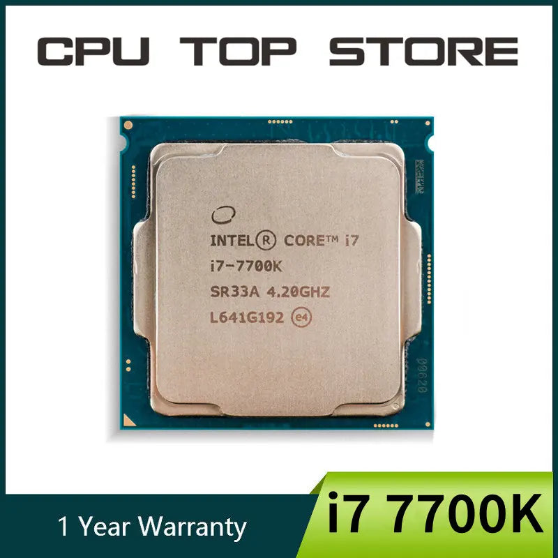 Intel Core i7 7700K 4.2GHz Quad-Core Eight-Thread 8M 91W CPU Processor LGA 1151 Default Title
