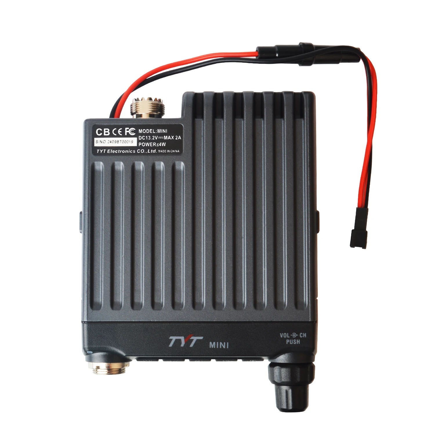 TYT 11 Meters Radio 27MHz CB Mobile Transceiver 40Ch FM AM Modulation 4W Compact Mini European Citizen Band Walkie Talkie