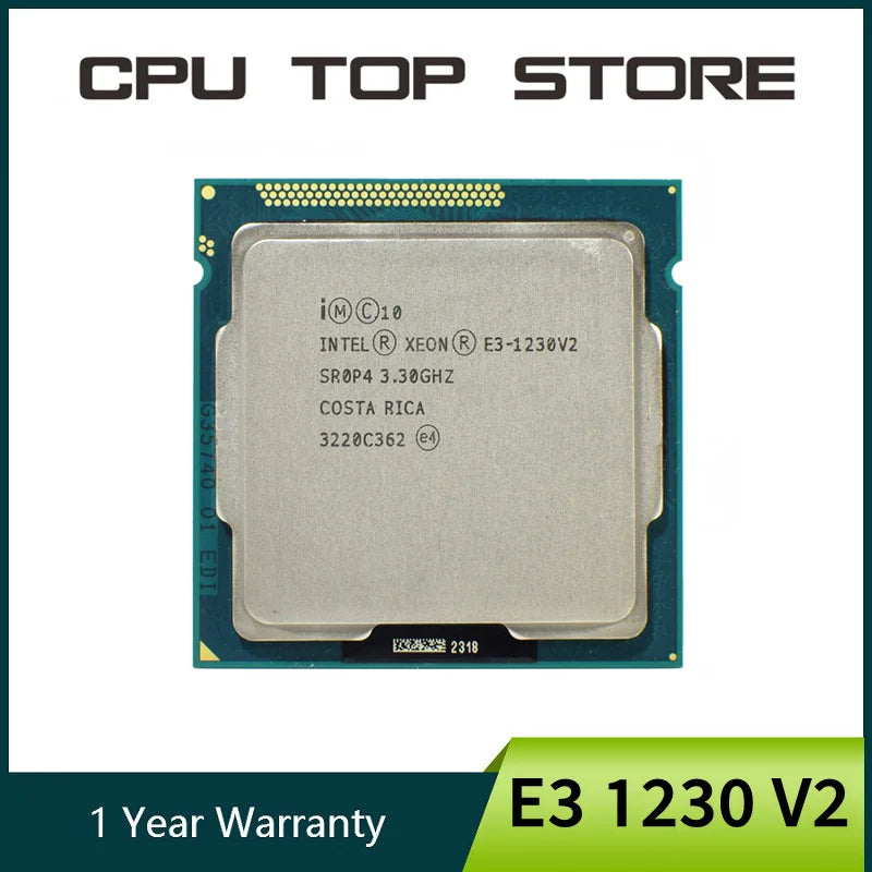 Intel Xeon E3 1230 V2 3.3GHz 4-Core CPU Processor SR0P4 LGA 1155 Default Title