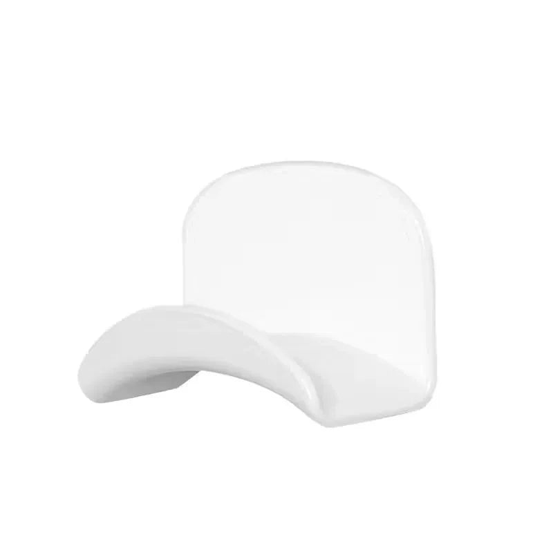 Adhesive Wall Mounted Headphone Holder for Desk Setups White type 2