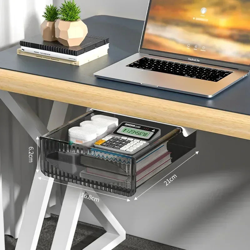 Plastic Under Desk Pull Out Drawer for Office Stationery