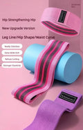 3Pcs Fabric Resistance Hip Booty Bands Glute Thigh Elastic Workout Squat Circle Stretch Fitness Strips Loops Yoga Gym Equipment