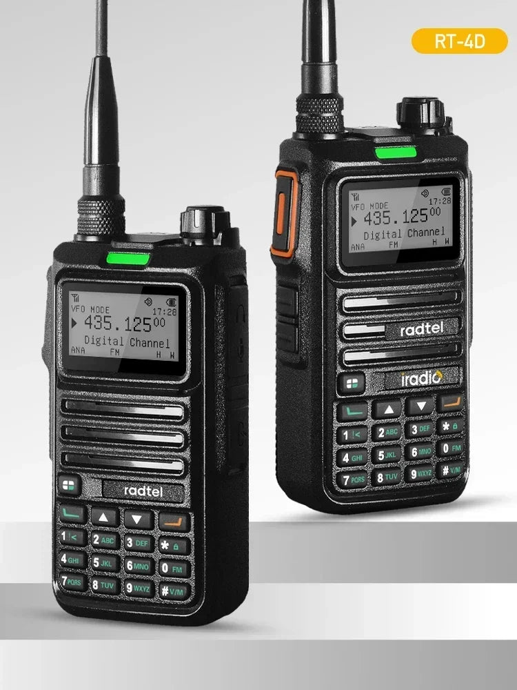 Radtel RT-4D DMR Radio Digital Walkie Talkie Dual Mode Analog Two Way Radio Dual Time Slot Ham Radio 1024 Channels - Dicrodelights
