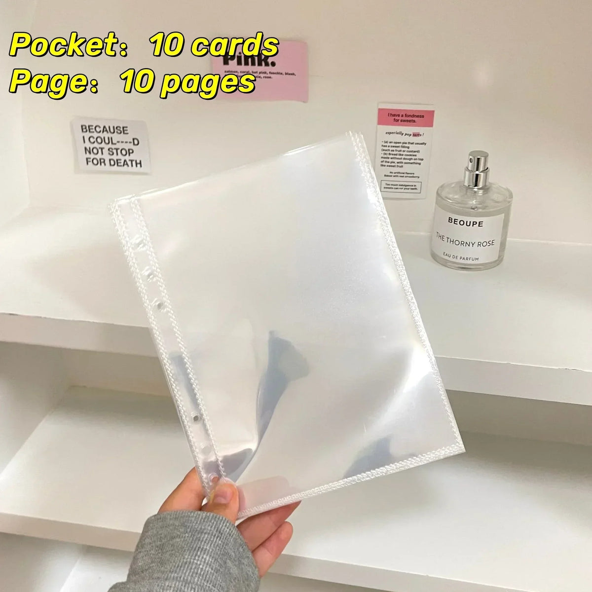 A5 Kpop Photocard Binder Cover and Pocket Page Options