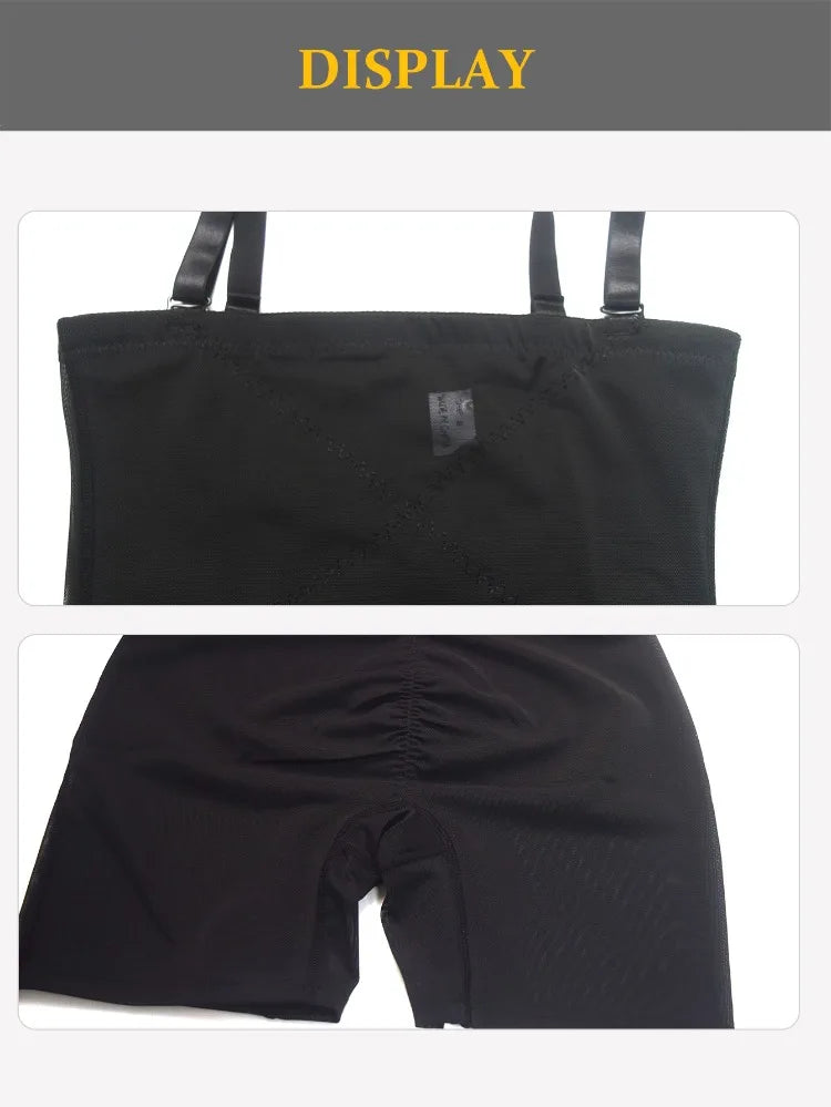 Light Shapewear Bodysuit Body Shaper Women Belly Sheath Waist Trainer Reductive Slimming Underwear Thin Breathable