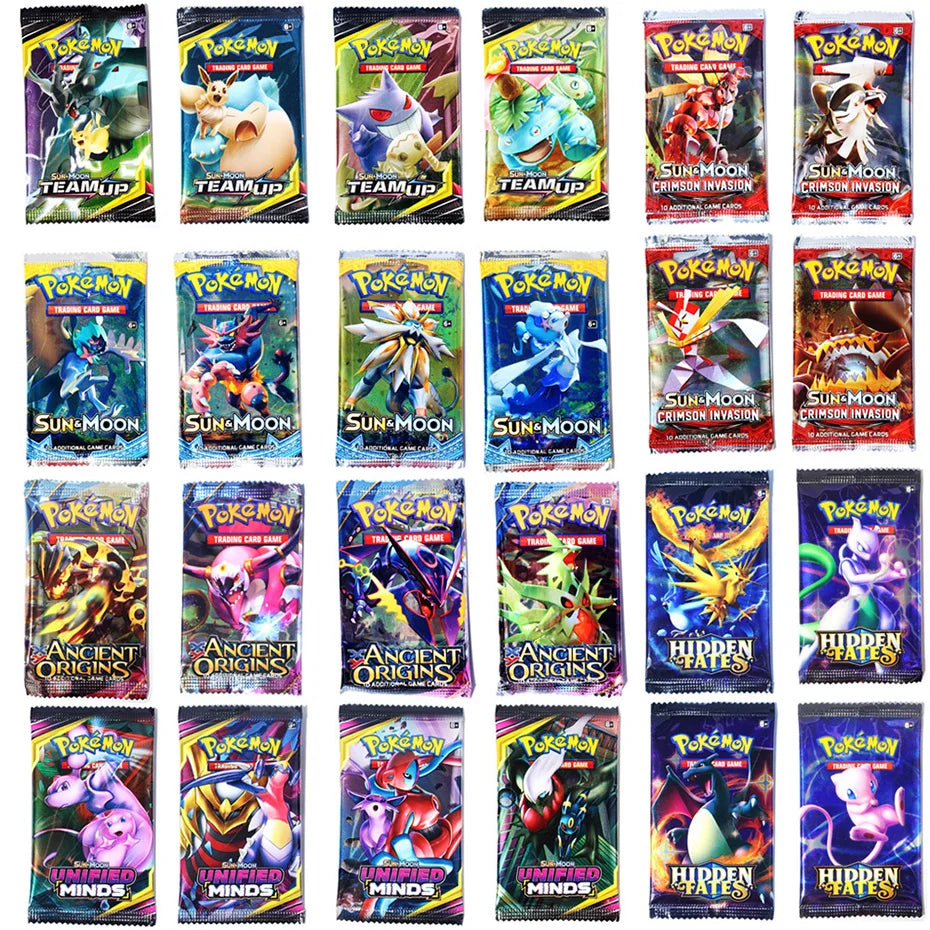 324PCS Pokemon Card Booster Box Set – Sun & Moon XY Cards 324PCS EVOLUTIONS