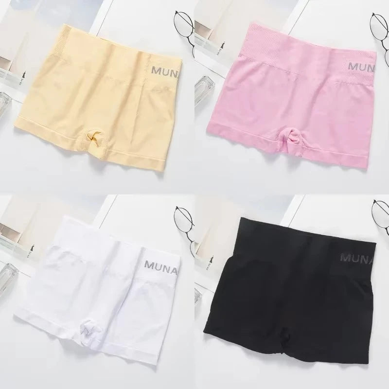 1/4Pcs Women's Seamless Safe Short Short Tight for Women Safety Pants Under Shorts Women Legging Shorts Style Boxer String Femme Mix 06 4PCS 45-85kg